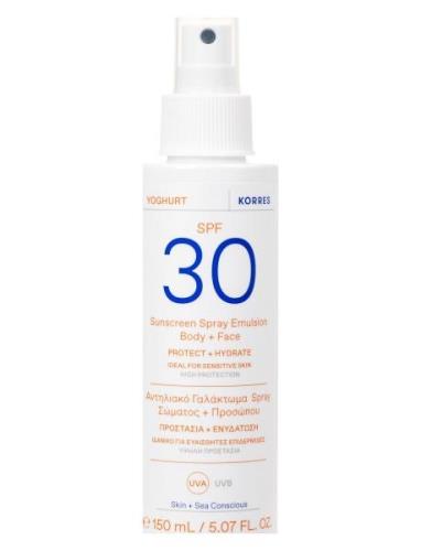 KORRES Yoghurt Sunscreen Spray Emulsion Spf 30 Body + Face Nude