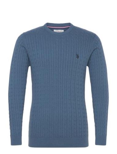 U.S. Polo Assn. Uspa Knit Archi Men Blå