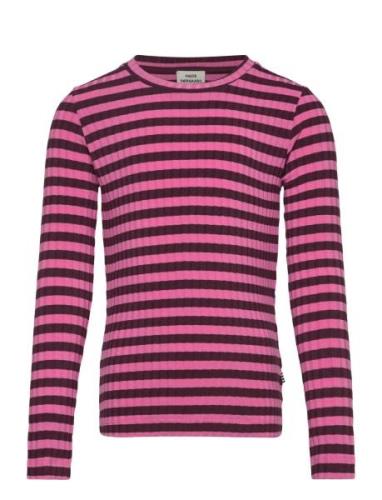 Mads Nørgaard 5X5 Classic Stripe Talika Top Rosa