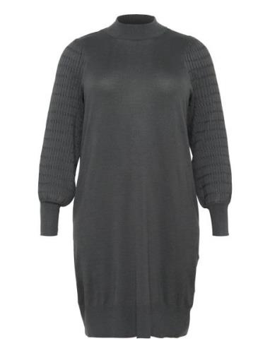 Kaffe Curve Kclini Knit Dress Svart