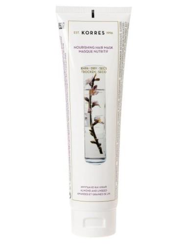 KORRES Almond Oil + Linseed Hair Mask For Dry / Damaged Hair Nude