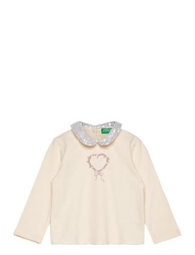 United Colors Of Benetton Sweater L/S Kräm