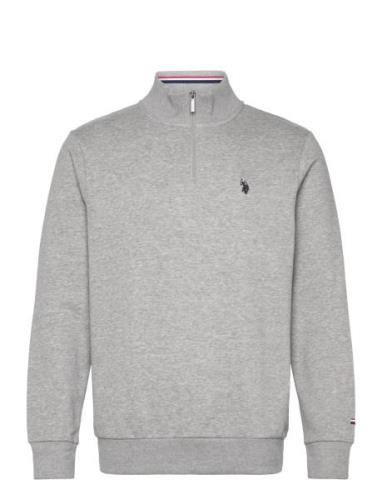 U.S. Polo Assn. Kurt Reg Hz Uspa M Sweat Grå