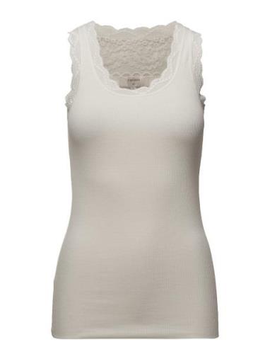 Cream Vanessa Top Vit