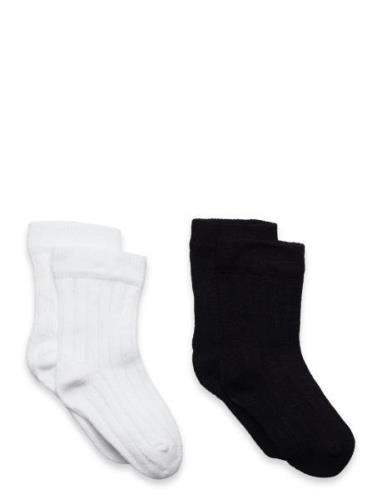 Minymo Ankle Sock - Rib Vit