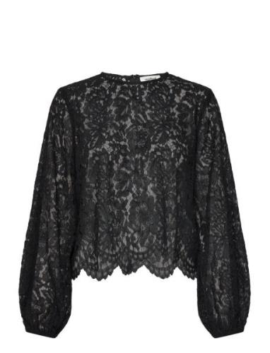 Soaked In Luxury Slhanni Blouse Ls Svart