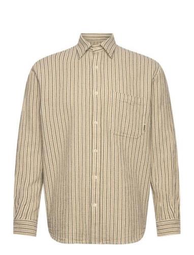 Woodbird Wbyuzo Knitted Shirt Beige