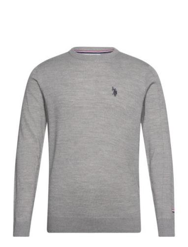 U.S. Polo Assn. Kent Reg Mw Uspa M Knit Grå