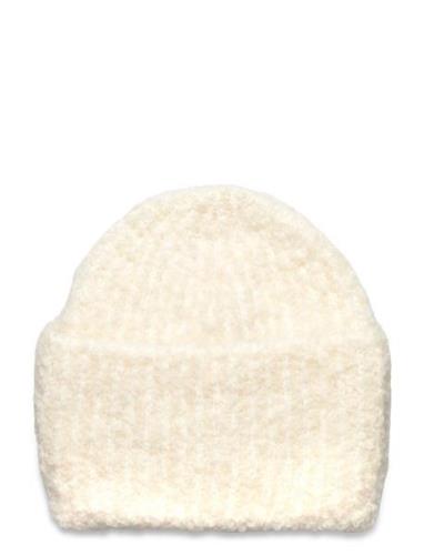 Lindex Beanie Rosalie Boucle Kräm