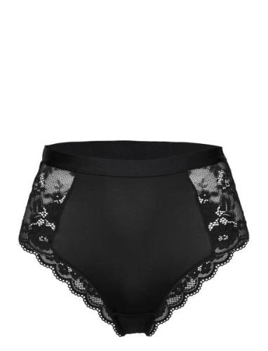 Lindex Brief Brazilian High Iris Svart