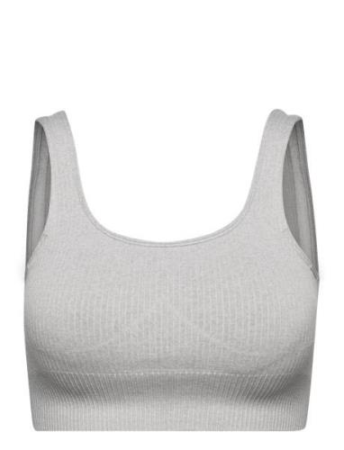 Aim´n Ribbed Seamless Bra Grå