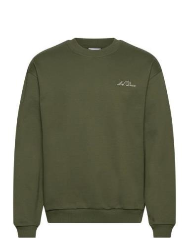 Les Deux Crew Sweatshirt Grön