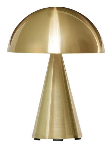 Hübsch Mush Portable Lamp Guld