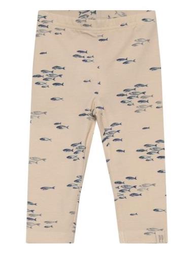 Petit Piao Legging Printed Kräm