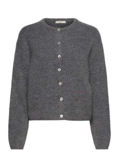 Gina Tricot Knitted Cardigan Grå