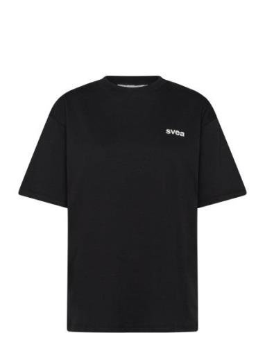 Svea Swaustin Boxy Ss T-Shirt Svart