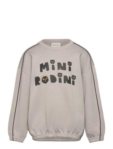 Mini Rodini Mini Rodini Cats Sp Sweatshirt Grå