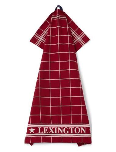 Lexington Home Lexington Checked Org Cotton Kitchen Towel Röd