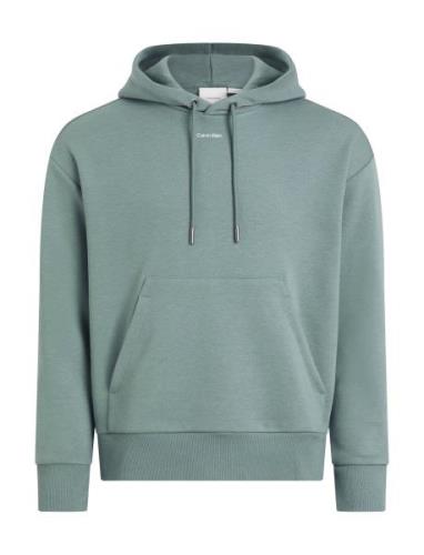 Calvin Klein Nano Logo Hoodie Blå