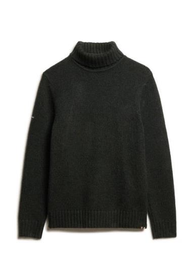 Superdry Brushed Roll Neck Jumper Svart