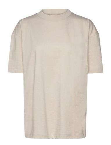 Calvin Klein Jeans Back Graphic Boyfriend Tee Beige