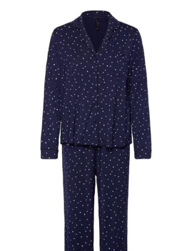 Hunkemöller Pyjama Set Marinblå