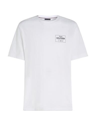 Tommy Hilfiger Monotype Printed Label Tee Vit