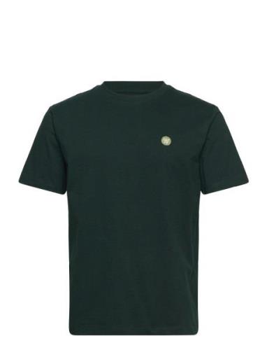 Double A By Wood Wood Wwace Badge T-Shirt Grön