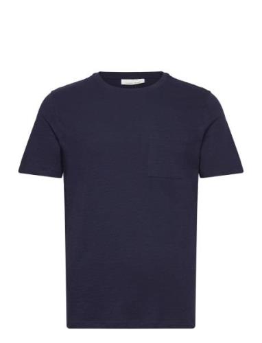 Casual Friday Cfthor Slub Yarn Tee Marinblå