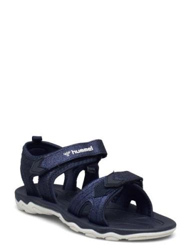 Hummel Sandal Sport Glitter Jr Blå