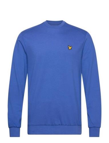 Lyle & Scott Sport Crew Neck Fly Fleece Blå