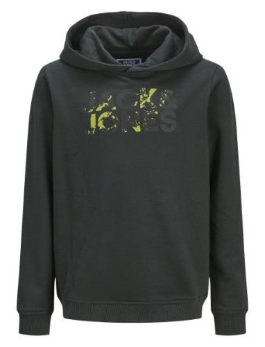 Jack & J S Jjstyd Corp Splash Sweat Hood Ln Jnr Grå