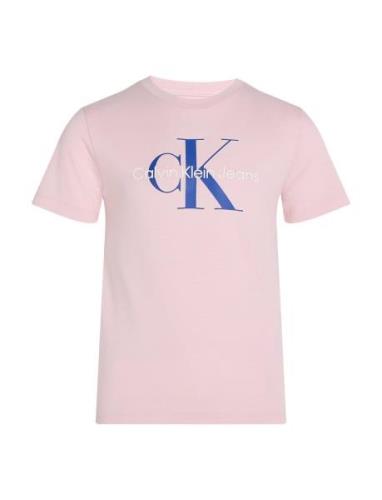 Calvin Klein Ck Monogram Ss T-Shirt Rosa