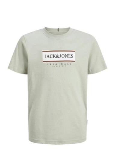 Jack & J S Jorfrederiksberg Box Tee Ss C.n Sn Jnr Grön