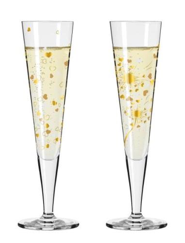 Ritzenhoff Goldnacht Champagneglas 2-P Sparkle Nude