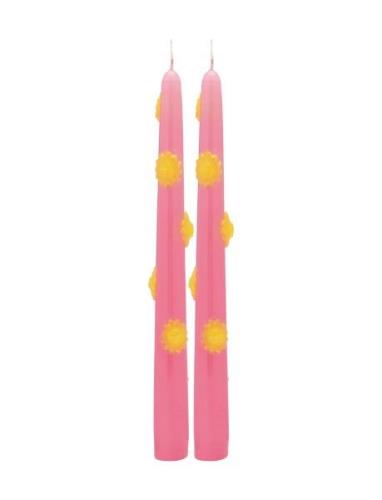 Anna + Nina Sunshine 3D Candle Set Of 2 Rosa