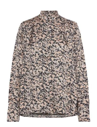 Bruuns Bazaar Floretbbchatrine Blouse Svart