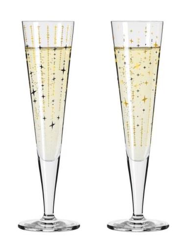 Ritzenhoff Goldnacht Champagneglas 2-P Sparkle Nude