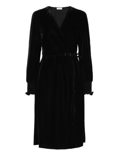 Rosemunde Aomi Wrap Dress Svart