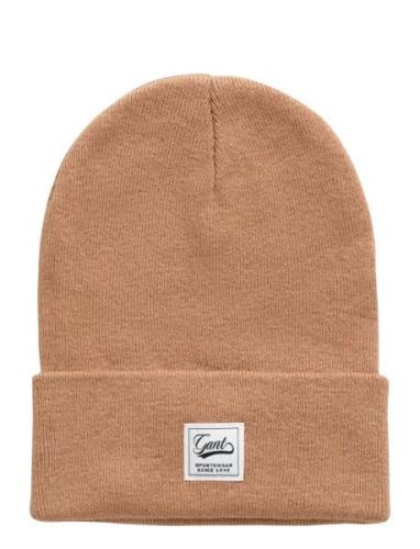 GANT Double Layered Beanie Beige