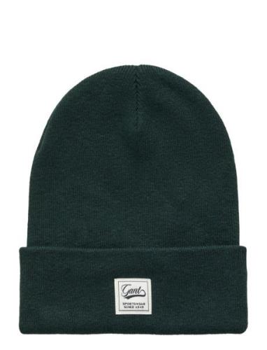 GANT Double Layered Beanie Grön